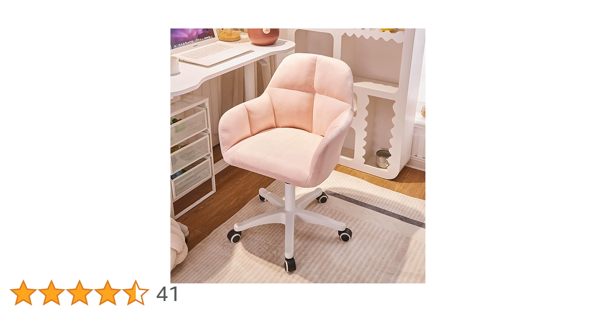 Amazon.co.jp: PQNLXLN デスクチェア リビングチェア 360°回転 座面